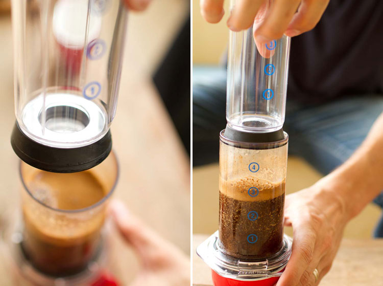 AeroPress brew guide, how to brew an AeroPress, AeroPress, how to use an AeroPress, Long Miles Coffee Project